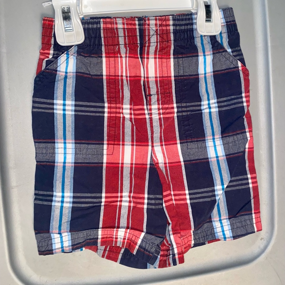 NWOT Plaid Patriotic Shorts